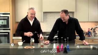 How to make a frappé coffee using an aerolatte milk frother [upl. by Seugram850]