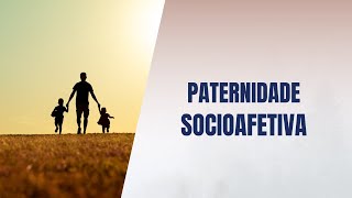 Paternidade socioafetiva [upl. by Odo]