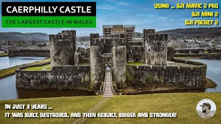 Caerphilly Castle  The Largest in Wales 2nd in Britain [upl. by Oicatsana]