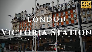 London Victoria Station Walk Through England 4K [upl. by Berners402]