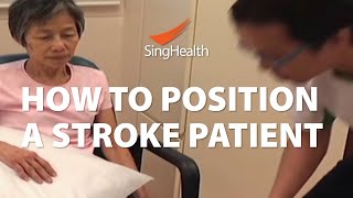 How To Position A Stroke Patient [upl. by Aenel401]