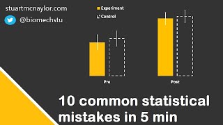 Ten Statistical Mistakes in 5 Min [upl. by Nahtnhoj253]