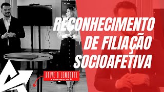 DIREITO DE FAMÍLIA Reconhecimento de filiação socioafetiva [upl. by Enner]