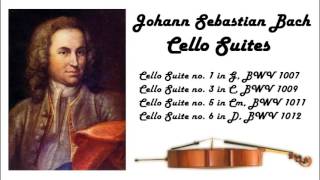 Johann Sebastian Bach  Cello suites in 432 Hz great for reading or studying [upl. by Ehtyaf]