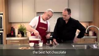 How to make a hot chocolate using an aerolatte milk frother [upl. by Laktasic]